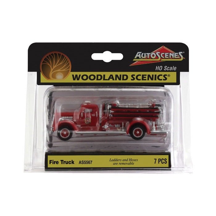 Woodland Scenics® AutoScenes® Fire Truck, HO Scale