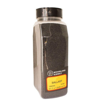 Woodland Scenics® Cinders Fine Ballast - 1 Qt Shaker