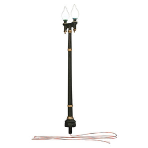 Woodland Scenics Just Plug O Scale Double Lamp Post Street Lights, Pkg. of 2