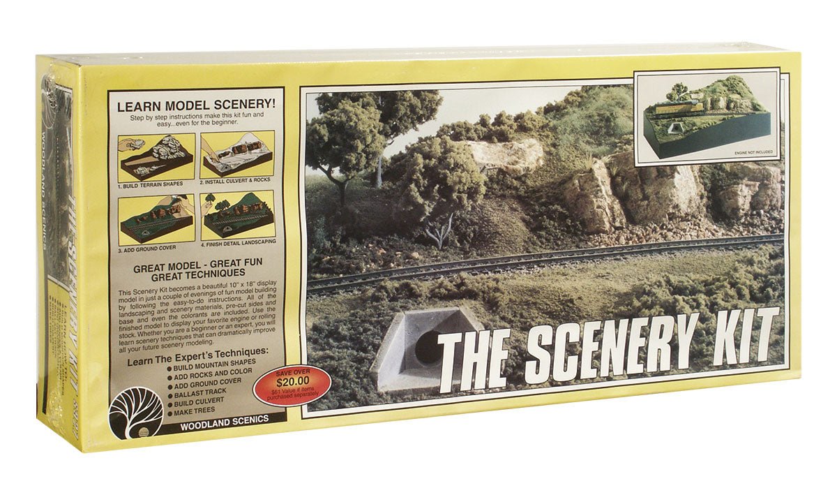 Woodland Scenics® The Scenery Kit, HO Scale