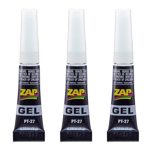 Zap Gel, Three 3 Gram Tubes