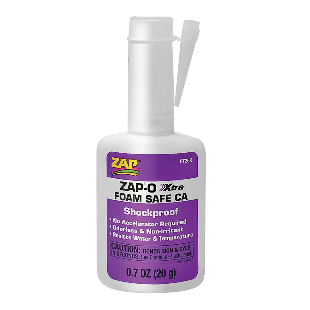 Zap - O Foam - Safe Odorless Ca Glue, 0.7oz