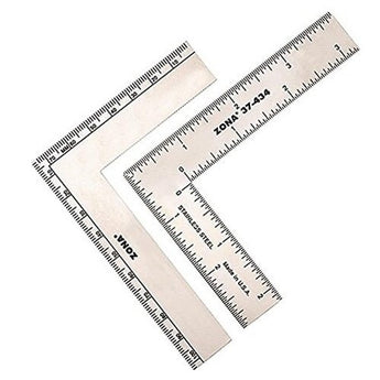 Zona® L - Square Ruler 3" x 4