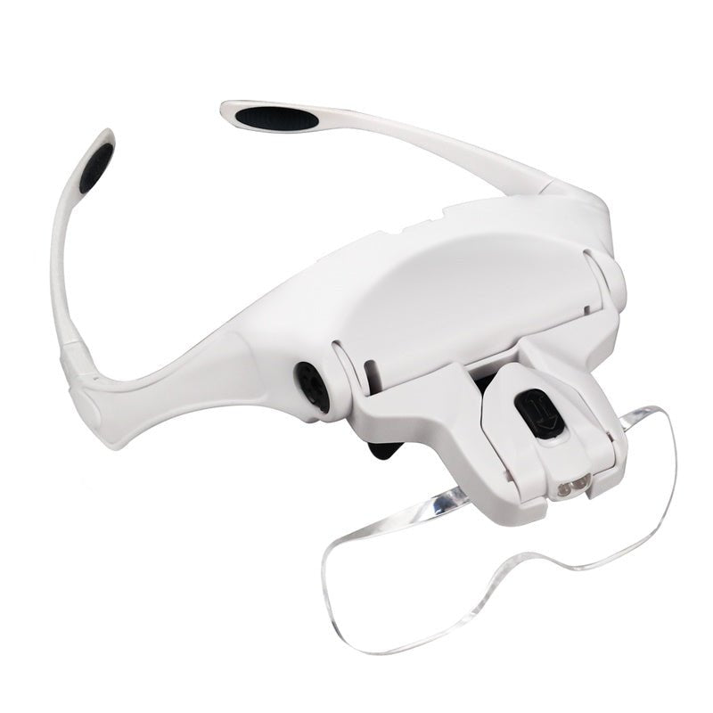 Zoom Hands-Free Magnifier with LED Light – Micro-Mark