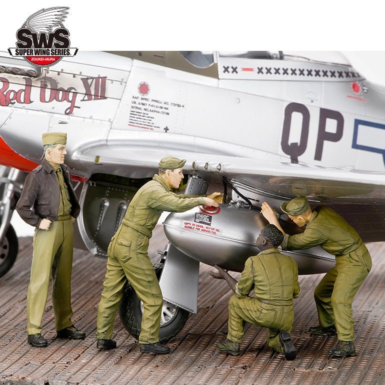Zoukei - Mura Super Wing Options P - 51D Mustang Mechanics Set, 1/32 Scale